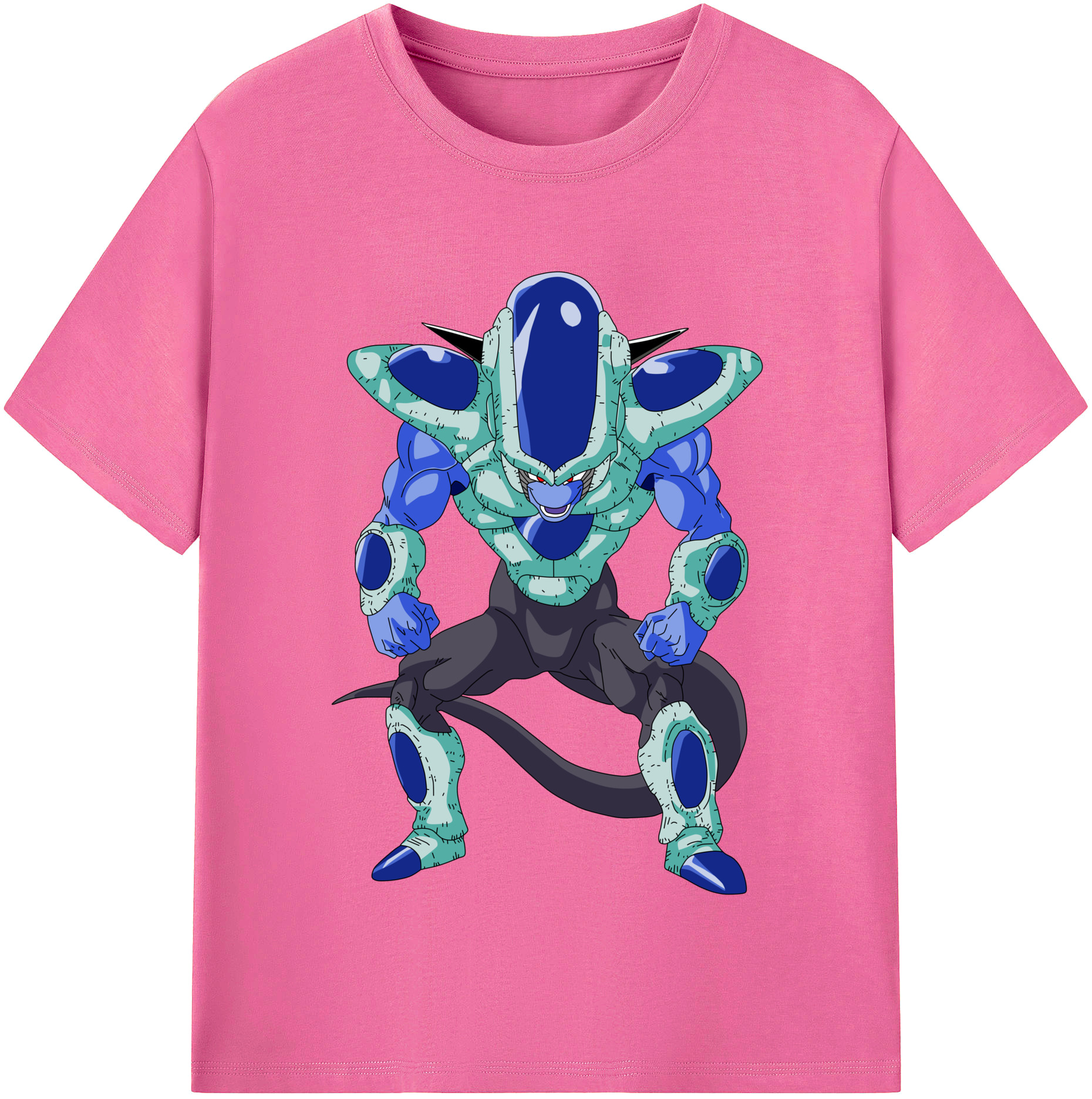 （画像用） ドラゴンボール フリーザ DRAGON BALL Frieza レディースカジュアルプリントTシャツ（綿100％）